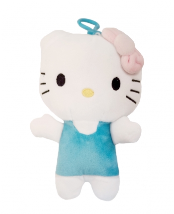 Plyšový prívesok mačička - modrá - Hello Kitty - 19 cm