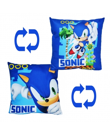 Obojstranný vankúš Sonic - Sonic the Hedgehog - 35 cm 