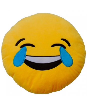 Plyšový polštářek Emoticon Laughter (25 cm)