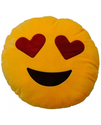 Plyšový polštářek Emoticon Love (25 cm)