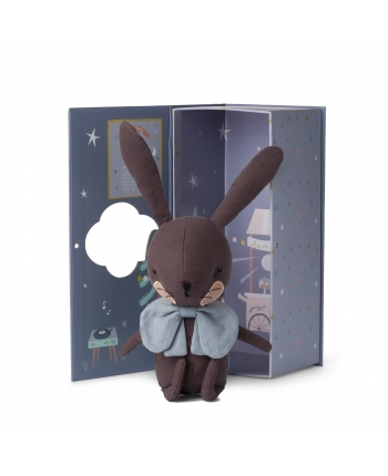 Plyšový zajačik hnedý v škatuľke - Picca Loulou (18 cm)