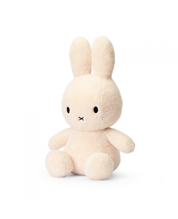 Hračka - Plyšový zajačik krémovobiely froté - Miffy - 23 cm