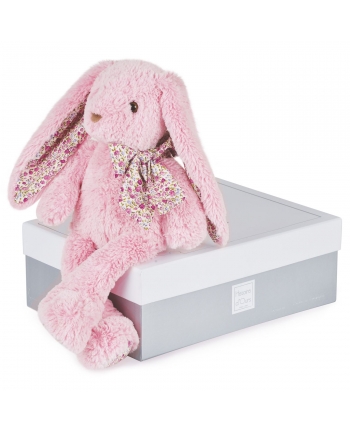 Plyšový zajíček růžový v krabičce - Histoire D´Ours (50 cm)