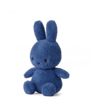 Hračka - Plyšový zajačik tmavomodrý froté - Miffy - 23 cm