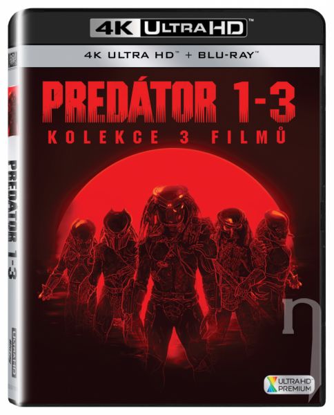 BLU-RAY Film - Predátor 1-3 (3x UHD + 3x BD)