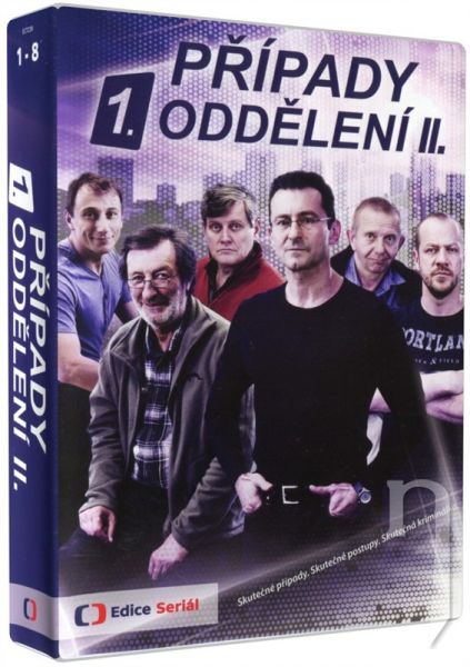 DVD Film - Případy 1. oddělení II. séria (8 DVD)