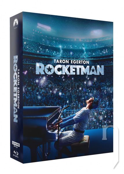 BLU-RAY Film - Rocketman Lenticular 3D FullSlip XL Steelbook™ Limitovaná sběratelská edice - číslovaná (4K Ultra HD + Blu-ray)