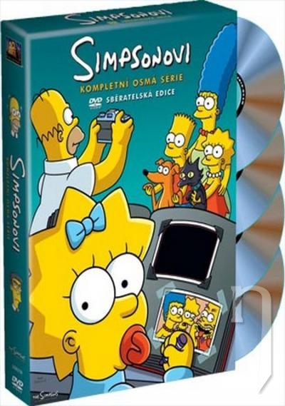 DVD Film - Simpsonovci - 8.séria (4 DVD) (seriál)