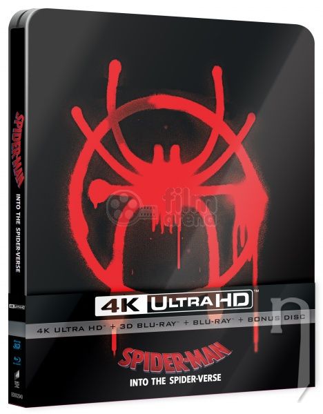 BLU-RAY Film - Spider-Man: Paralelné svety (4K Ultra HD + Blu-ray 3D + 2 Blu-ray) - Steelbook