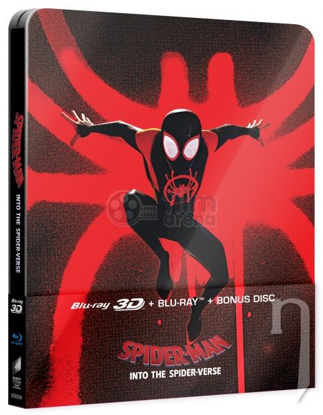 BLU-RAY Film - Spider-Man: Paralelné svety (Blu-ray 3D + 2 Blu-ray) - Steelbook