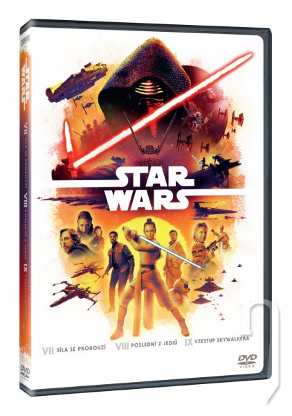 DVD Film - Star Wars epizódy VII-IX kolekcia (3DVD)