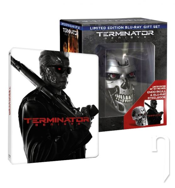 BLU-RAY Film - Terminator Genisys - 3D/2D Steelbook + Endoskull