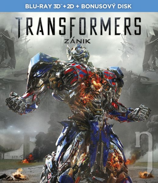 BLU-RAY Film - Transformers: Zánik 3D + 2D (3 Bluray)