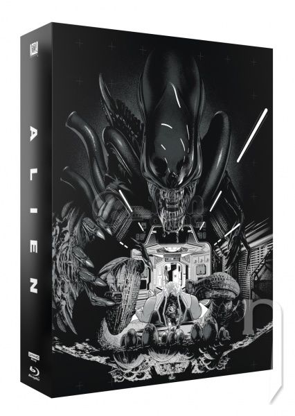 BLU-RAY Film - VETŘELEC Embosovaný 3D FullSlip XL EDITION #3 Steelbook™ Limitovaná sběratelská edice - číslovaná (4K Ultra HD + Blu-ray)