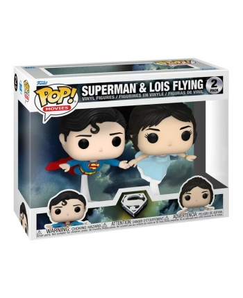 Vinylové figurky létající Superman a Lois - Superman - Funko - 9 cm