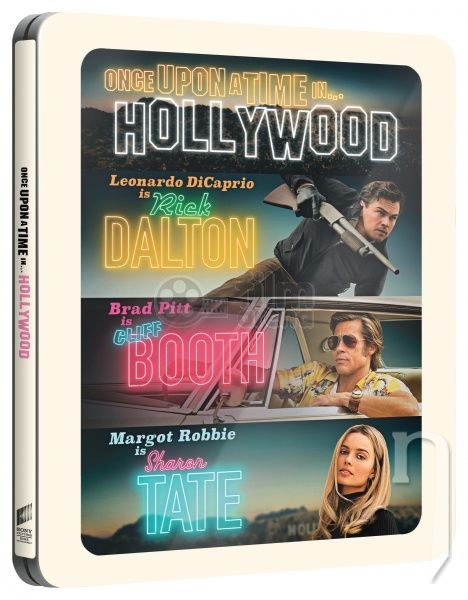 BLU-RAY Film - Vtedy v Hollywoode + Exkluzívní DÁRKOVÉ POHLEDNICE A BOOKLET Steelbook