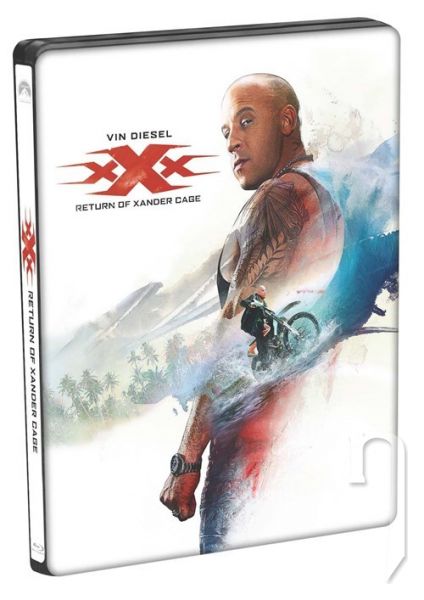 BLU-RAY Film - xXx: Návrat Xandera Cage - 3D + 2D steelbook