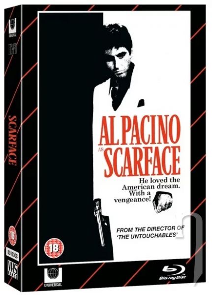 BLU-RAY Film - Zjazvená tvár - Exclusive Ltd Edition VHS Range - Blu-ray + DVD