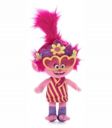 Hračka -  Plyšová Poppy s okuliarmi - Trollovia - 33 cm