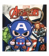 Hračka - 2D kľúčenka - Kapitán Amerika - Marvel - 5,5 cm