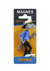 Hračka - 3D magnetka Vlk - Vlk a zajac - 10 cm