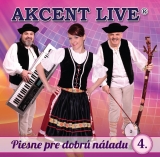 CD - AKCENT LIVE - Piesne pre dobrú náladu 4
