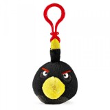 Hračka - Plyšový Angry Birds čierny - prívesok
