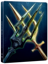 BLU-RAY Film - Aquaman + Aquaman a stratené kráľovstvo BD+DVD (Combo pack) - steelbook - motiv Tridents