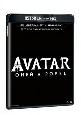 BLU-RAY Film - Avatar: Oheň a popol 3BD (UHD + BD + BD bonus disk) - Limitovaná sběratelská edice - steelbook