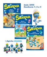 DVD Film - DVD sada: Šmolkovia 7,8,9 + figúrka