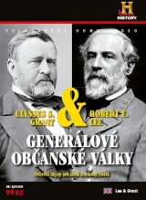 DVD Film - Generálovia občianskej vojny: Ulysses S. Grant & Robert E. Lee (digipack)