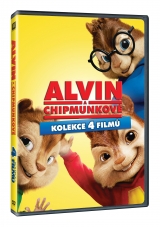 DVD Film - Kolekcia: Alvin a Chipmunkovia 1 - 4 (4 DVD)