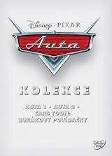 DVD Film - Kolekcia autá: Autá + Autá 2 + Cars toon (3 DVD)