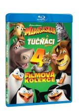 BLU-RAY Film - Kolekcia z Madagaskaru (4 Bluray)