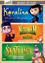 DVD Film - Koralína, Norman a duchovia, Škatuliaci (3 DVD)