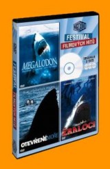 DVD Film - Megalodon + Otvorené more + Žraloci - kolekcia (3 DVD)