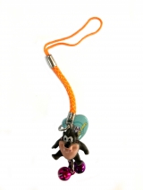 Hračka - Mini prívesok s rolničkou Tazmánsky diabol - Looney Tunes - 3,5 cm