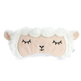 Hračka - Plyšová maska na spanie - ovečka - 18 cm