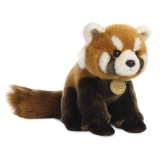 Hračka - Plyšová panda červená - Miyoni (22,5 cm)