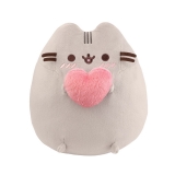 Hračka - Plyšová Pusheen so srdiečkom - Pusheen - 24 cm