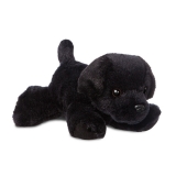 Hračka - Plyšový čierny labrador Blackie - Flopsies Mini (20,5 cm)