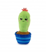 Hračka - Plyšový kaktus v modrom kvetináči - 28 cm