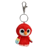Hračka - Plyšový papagáj Lora Baby - kľúčenka - YooHoo (9 cm)