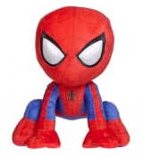 Hračka - Plyšový Spiderman červený skrčený - Marvel (30 cm)