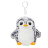 Hračka - Plyšový tučniak sivý - prívesok - Pom Pom (10 cm)