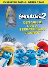 DVD Film - Šmolkovia 2 SK/CZ dabing - Exkluzívne balenie s figúrkou Šmolinka