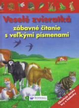 Kniha - Veselé zvieratká - zábavné čítanie s veľkými písmenami