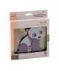 Drevené puzzle - panda - Jouéco - 15 cm