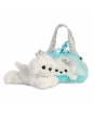 Plyšová kabelka modrá so šteniatkom - Fancy Pals (20,5 cm)
