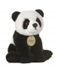 Plyšová panda sediaca - Miyoni (19 cm)
